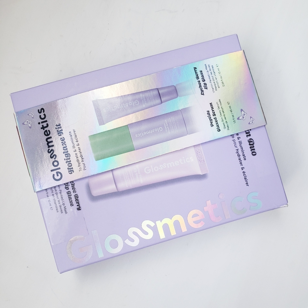 GLOSSMETICS NIB   Holiglaze kit - Lip mask and Peptide glazed SeT